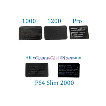 10шт Для Playstation 4 PS4 1000 1100/1200/Pro/Slim 2000 US HK Версия Корпуса Задняя Метка Бирка Наклейка Этикетка
