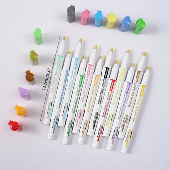 24 цвета, двухстрочные маркеры для раскрашивания, контурные ручки, наконечник 2,0 мм, сделай САМ, скрапбукинг для художников, Детская раскраска из черной бумаги для фотографий