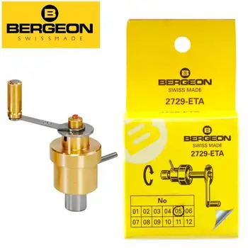 Bergeon 2729-Механизм для намотки боевой пружины ETA Watch, запасные стволы для калибров ETA