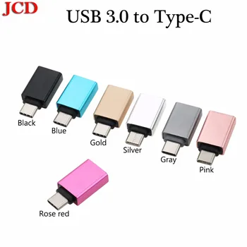 JCD USB OTG для Nexus 5X6P USB Type-C Мужской к USB 3.0 Женский Конвертер Адаптер OTG для Xiaomi Mi4C Mi4S Mi5 Plus Адаптер Type C