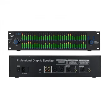 T2531 Два 31-Полосных Спектральных Дисплея Профессиональный Графический Эквалайзер Аудиопроцессор Для Домашней Сцены
