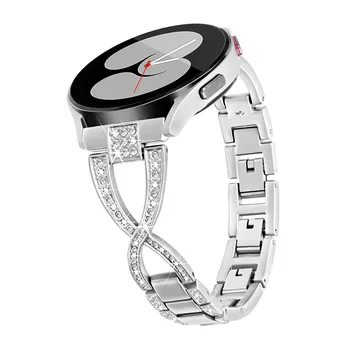 Бриллиантовый Ремешок Для Samsung Galaxy Watch 5/4 44мм 40мм Watch 4 classic 46мм 42мм Спортивный Ремешок Для Часов Браслет Galaxy Watch 5 pro 45мм