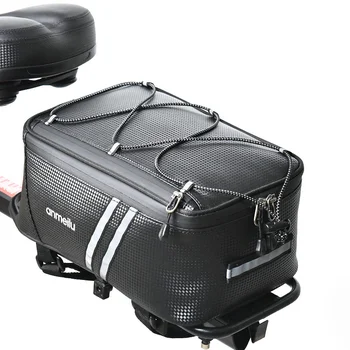 Велосипедный рюкзак Водонепроницаемый багаж на молнии, седло для горного велосипеда, задняя стойка, багажная полка, заднее сиденье, сумка для багажа, Велосипедная сумка для багажа