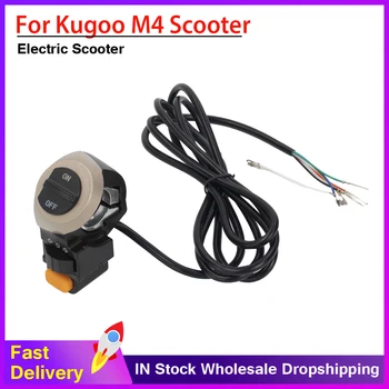 Выключатель Питания Электрического Скутера В Сборе Выключатель Питания для Kugoo M4 E-Scooter Фары Звуковой Сигнал Поворота 3 В 1 Аксессуары