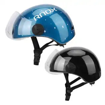 Легкий велосипедный шлем RNOX, регулируемый Мужской женский защитный колпачок для езды на мотоцикле, велосипеде, велотренажере