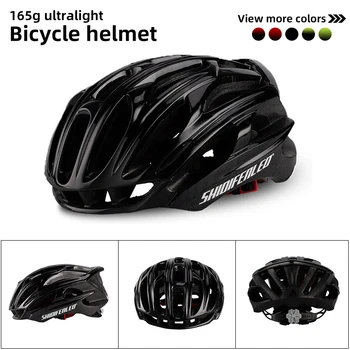 Мужской велосипедный шлем Mtb, дышащий Шлем для шоссейного велосипеда, защита из ПК + пенополистирола, 165г, Сверхлегкий защитный чехол, Аксессуары для велосипеда