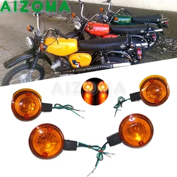 Передний задний указатель поворота мотоцикла, поворотник, мигалка, Оранжевая крышка для Simson S50 S51 S70, Аксессуары для Simson S50 51 70