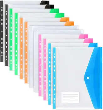 Пластиковые папки для файлов формата А4, кошельки, красочные папки для документов, сумки-конверты для школы, офиса, дома, вмещают более 200 листов формата А4