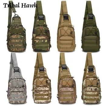 Тактическая сумка-слинг, военный армейский рюкзак Molle, походный рюкзак для кемпинга, Охота, Рыбалка, путешествия, скалолазание, Камуфляжная сумка на открытом воздухе
