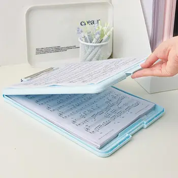 Уникальный бумажный файл с защелкивающейся пряжкой Для поддержания порядка, утолщенный ящик для хранения бумажных файлов формата А4